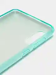 Бирюзовый накладка для Samsung A02, силиконовая, трехслойная