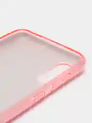 Розовый накладка для Samsung A02, силиконовая, трехслойная