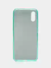 Бирюзовый накладка для Xiaomi Redmi 9A, силиконовая, трехслойная