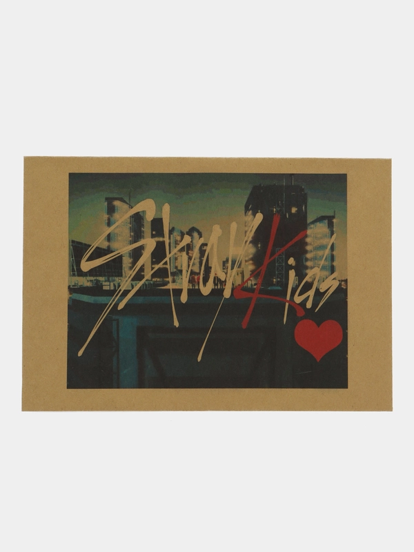 Конверт подарочный для денег с фото открыткой k-pop "Stray Kids"