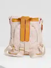 Белый женский эксклюзивный рюкзак антивор