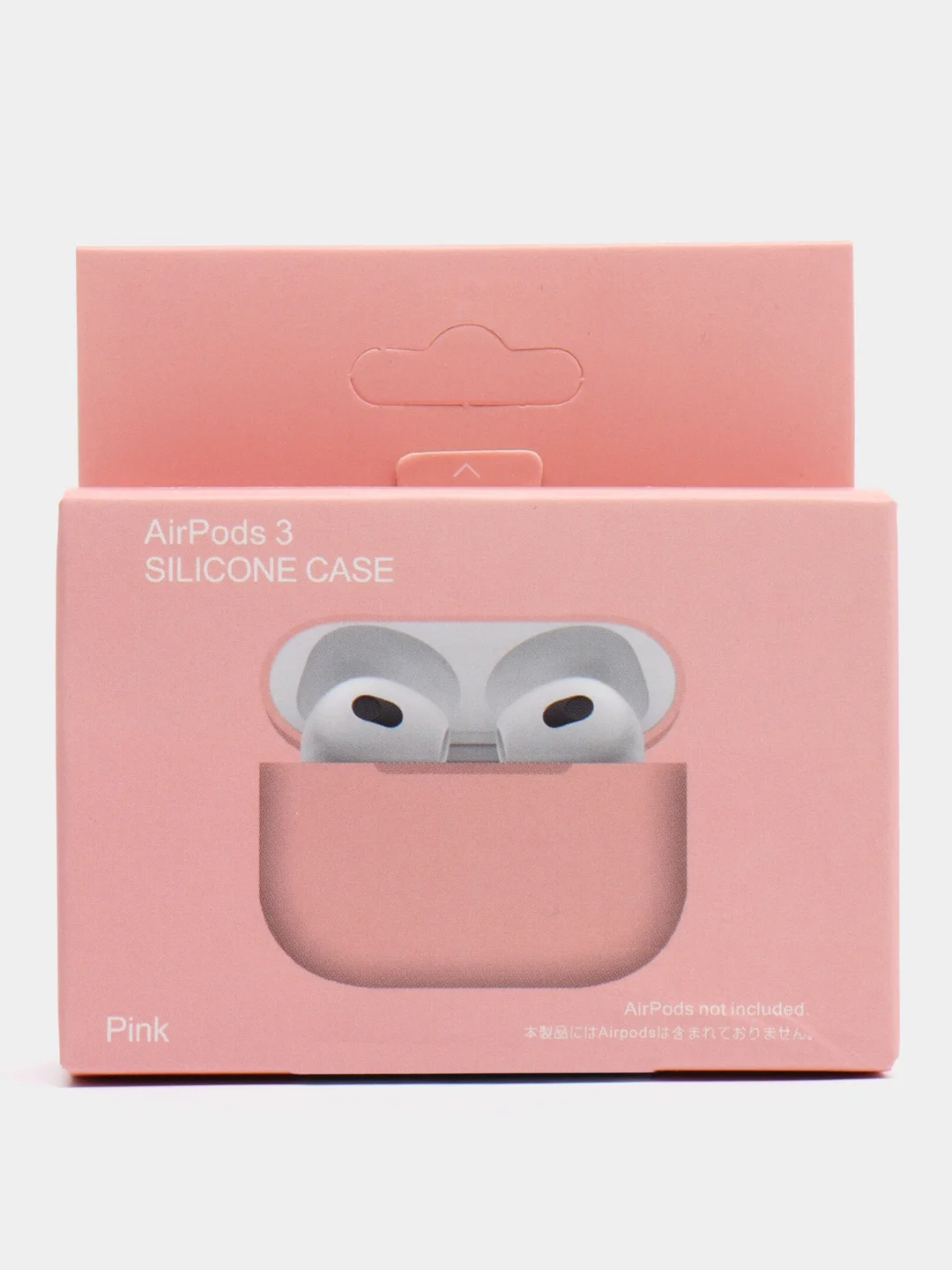 Розовый силиконовый чехол для наушников AirPods 2, 3, Pro, Pro 2