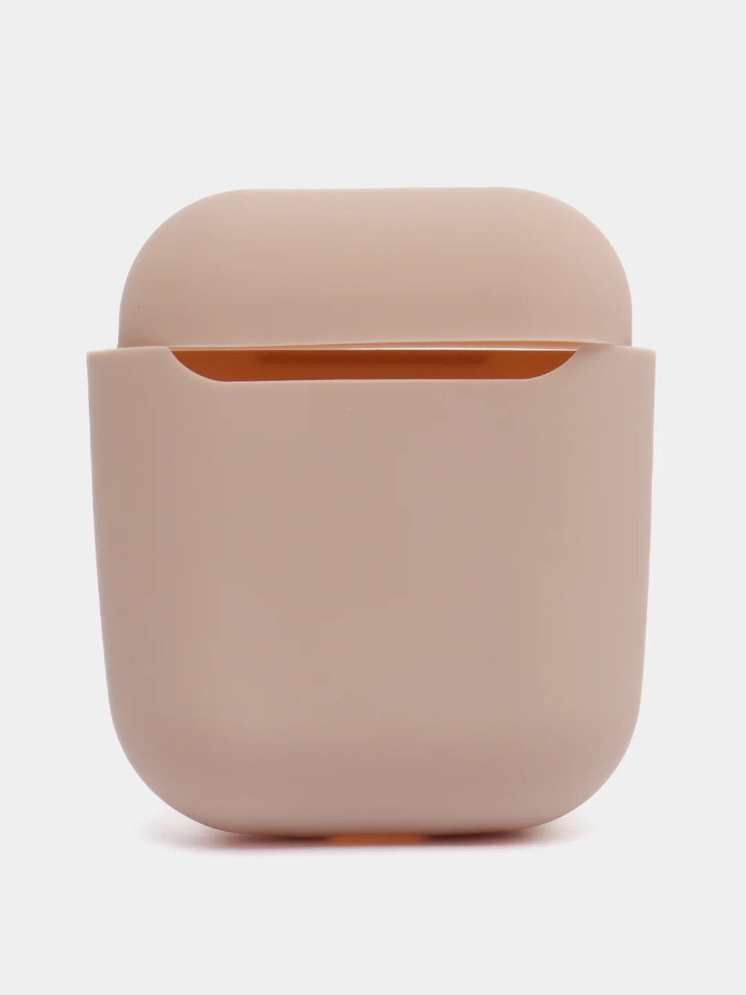 Бежевый силиконовый чехол для наушников AirPods 2, 3, Pro, Pro 2