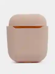 Бежевый силиконовый чехол для наушников AirPods 2, 3, Pro, Pro 2