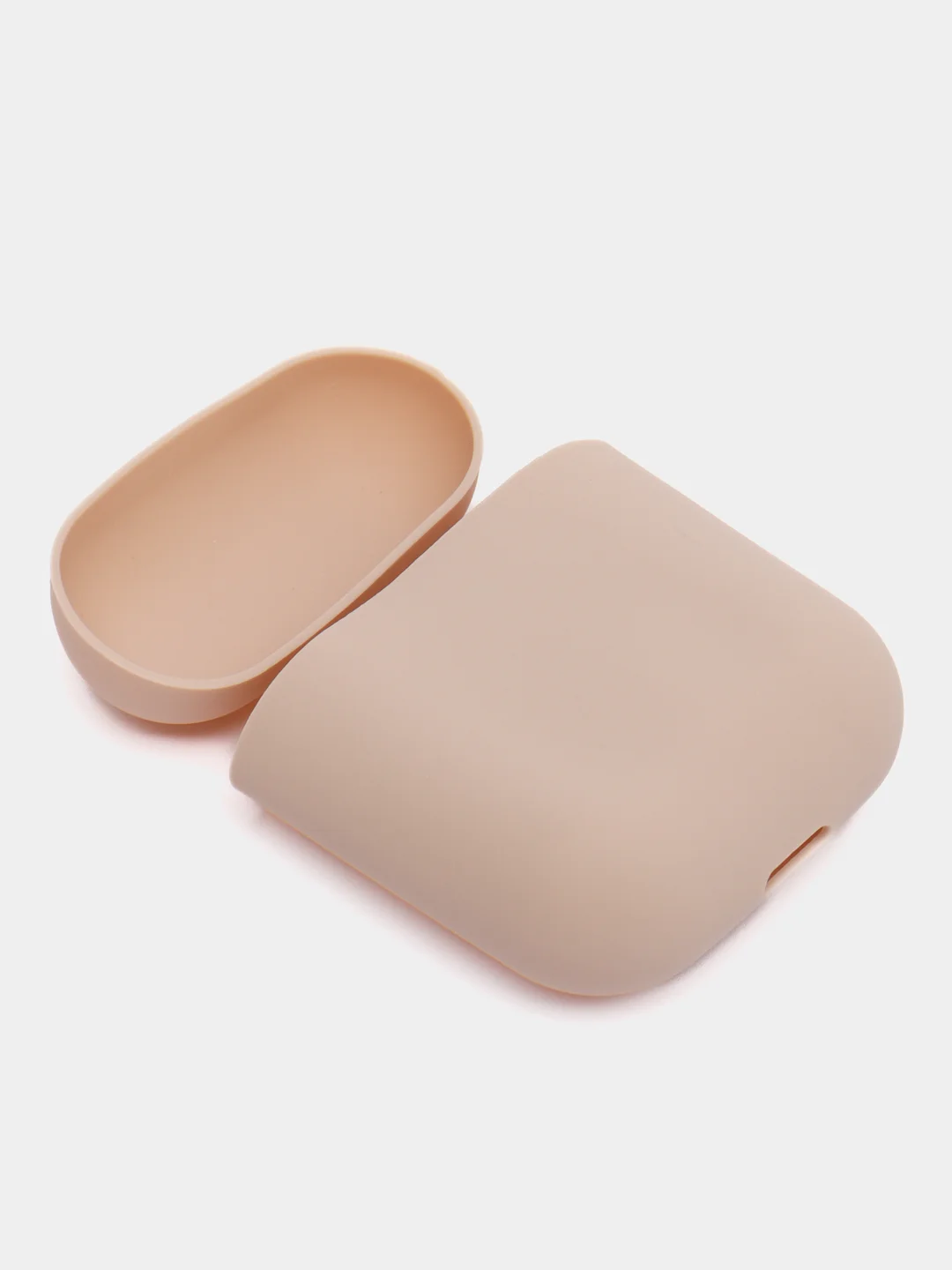 Бежевый силиконовый чехол для наушников AirPods 2, 3, Pro, Pro 2
