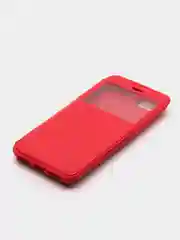 Красный чехол книжка с магнитом для Asus Zenfone