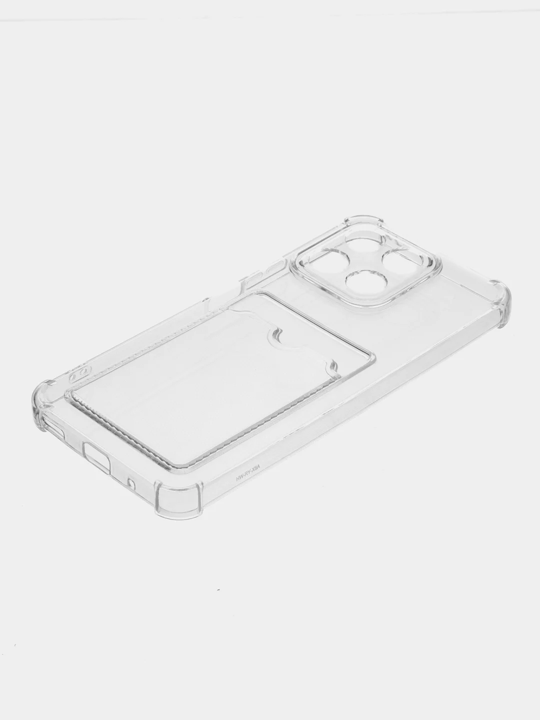 Чехол силиконовый, с кармашком под карту Huawei X5/x6/x7/x8/x8A/x9/Honor 70