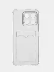 Чехол силиконовый, с кармашком под карту Huawei X5/x6/x7/x8/x8A/x9/Honor 70
