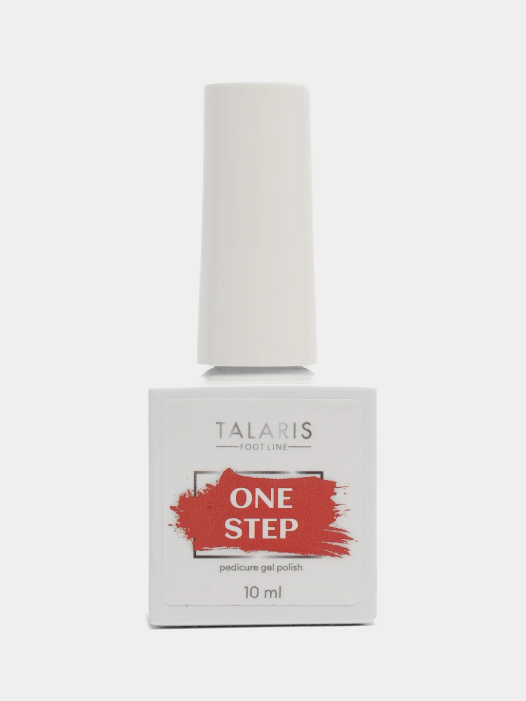 Красный гель-лак однофазный для педикюра/гель лак для педикюра ONE STEP Pedicure gel polish, 10 мл