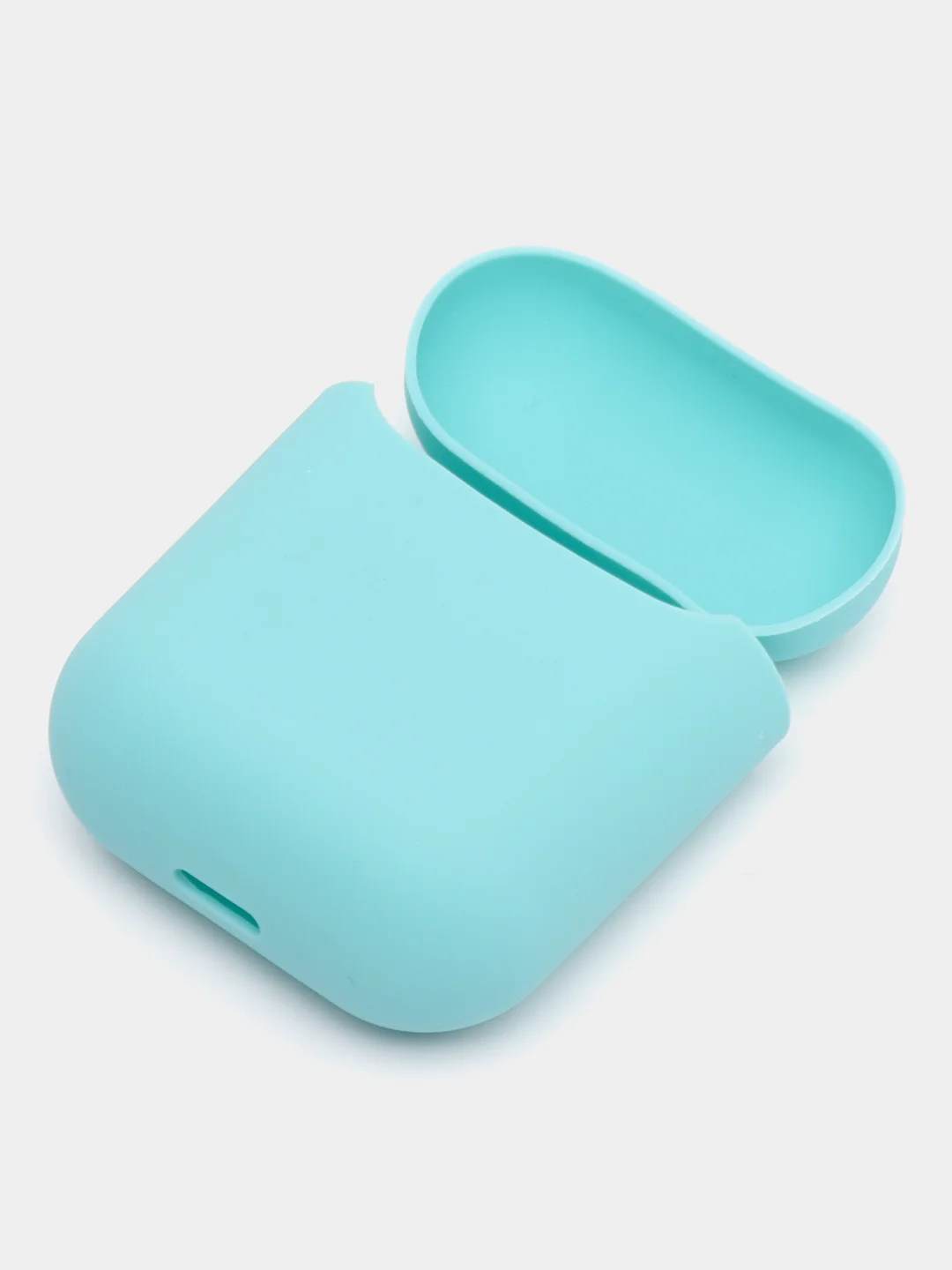 Бирюзовый силиконовый чехол для наушников AirPods 2, 3, Pro, Pro 2