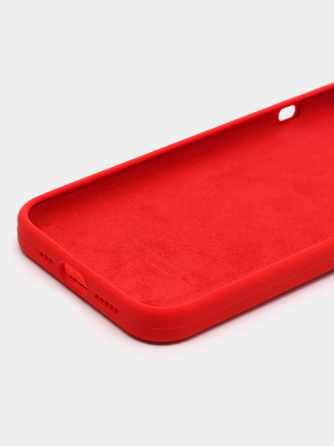Красный чехол Silicone Case iPhone 6 / 6+ / 7+ / 8+/ X /XS /XR /11/12/12Pro/13 / 13 Pro Max/ 7 /8