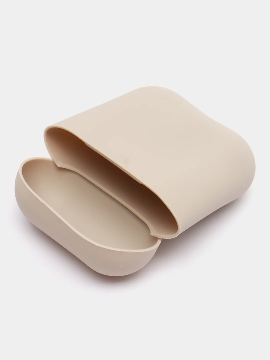 Светло-бежевый силиконовый чехол для наушников AirPods 2, 3, Pro, Pro 2