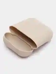 Светло-бежевый силиконовый чехол для наушников AirPods 2, 3, Pro, Pro 2