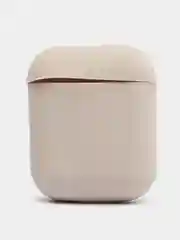 Светло-бежевый силиконовый чехол для наушников AirPods 2, 3, Pro, Pro 2