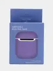 Светло-синий силиконовый чехол для наушников AirPods 2, 3, Pro, Pro 2