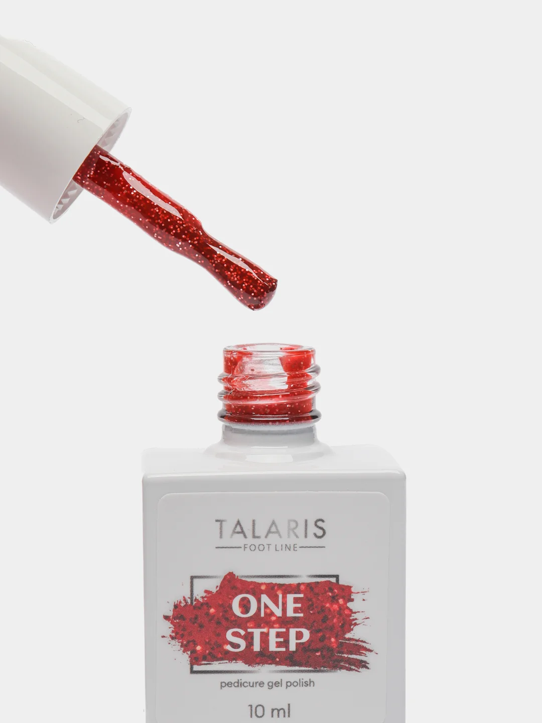 Рыжий гель-лак однофазный для педикюра/гель лак для педикюра ONE STEP Pedicure gel polish, 10 мл