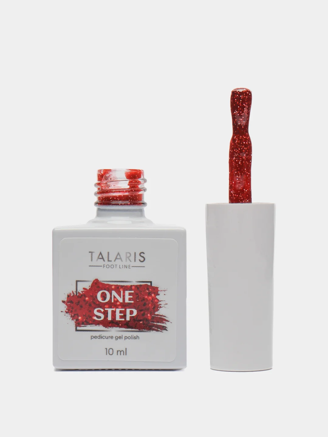 Рыжий гель-лак однофазный для педикюра/гель лак для педикюра ONE STEP Pedicure gel polish, 10 мл