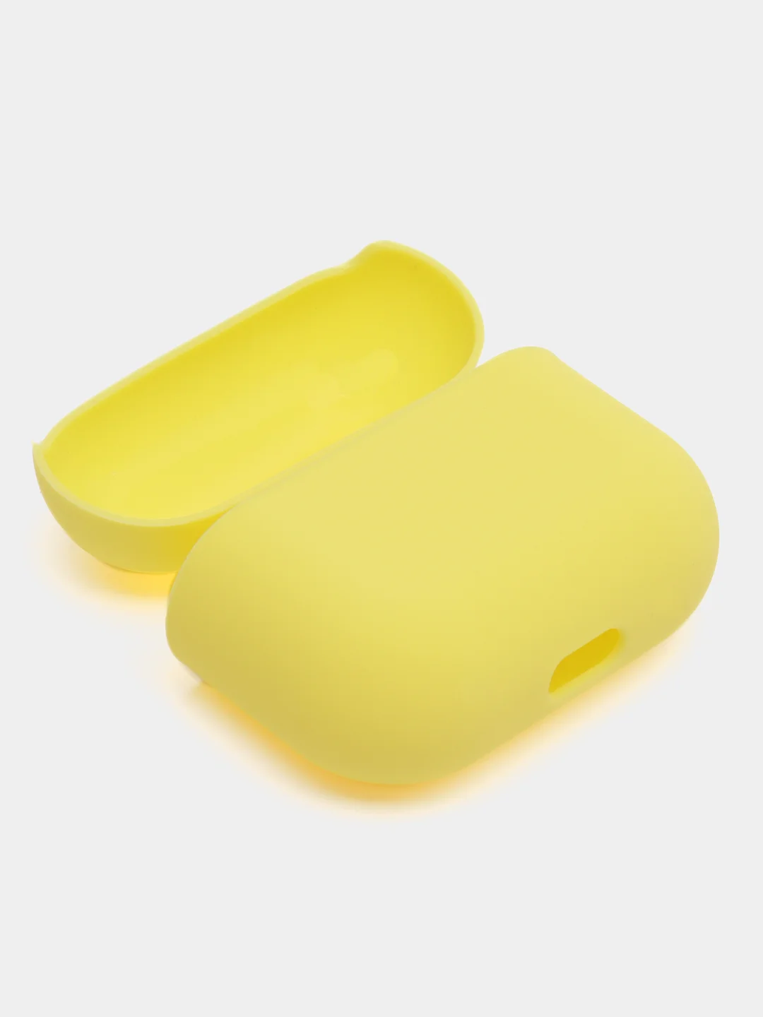 Светло-жёлтый силиконовый чехол для наушников AirPods 2, 3, Pro, Pro 2