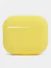 Светло-жёлтый силиконовый чехол для наушников AirPods 2, 3, Pro, Pro 2