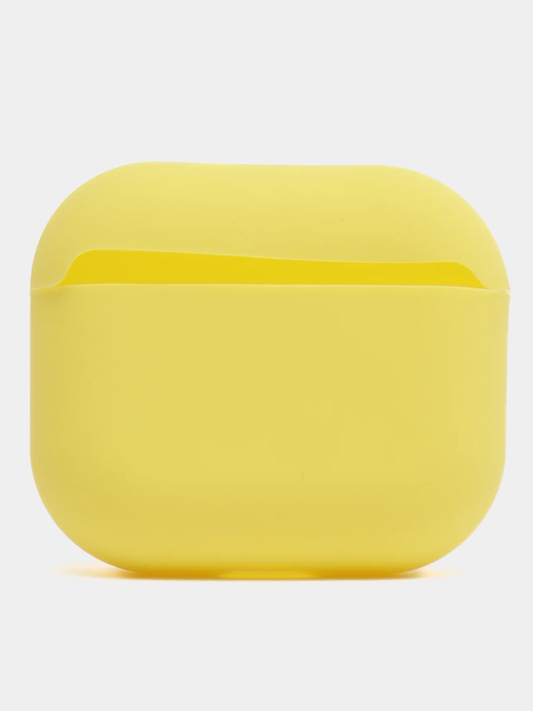Светло-жёлтый силиконовый чехол для наушников AirPods 2, 3, Pro, Pro 2