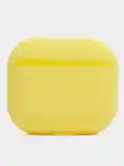 Светло-жёлтый силиконовый чехол для наушников AirPods 2, 3, Pro, Pro 2