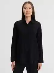 Черный костюм женский, брючный, оверсайз