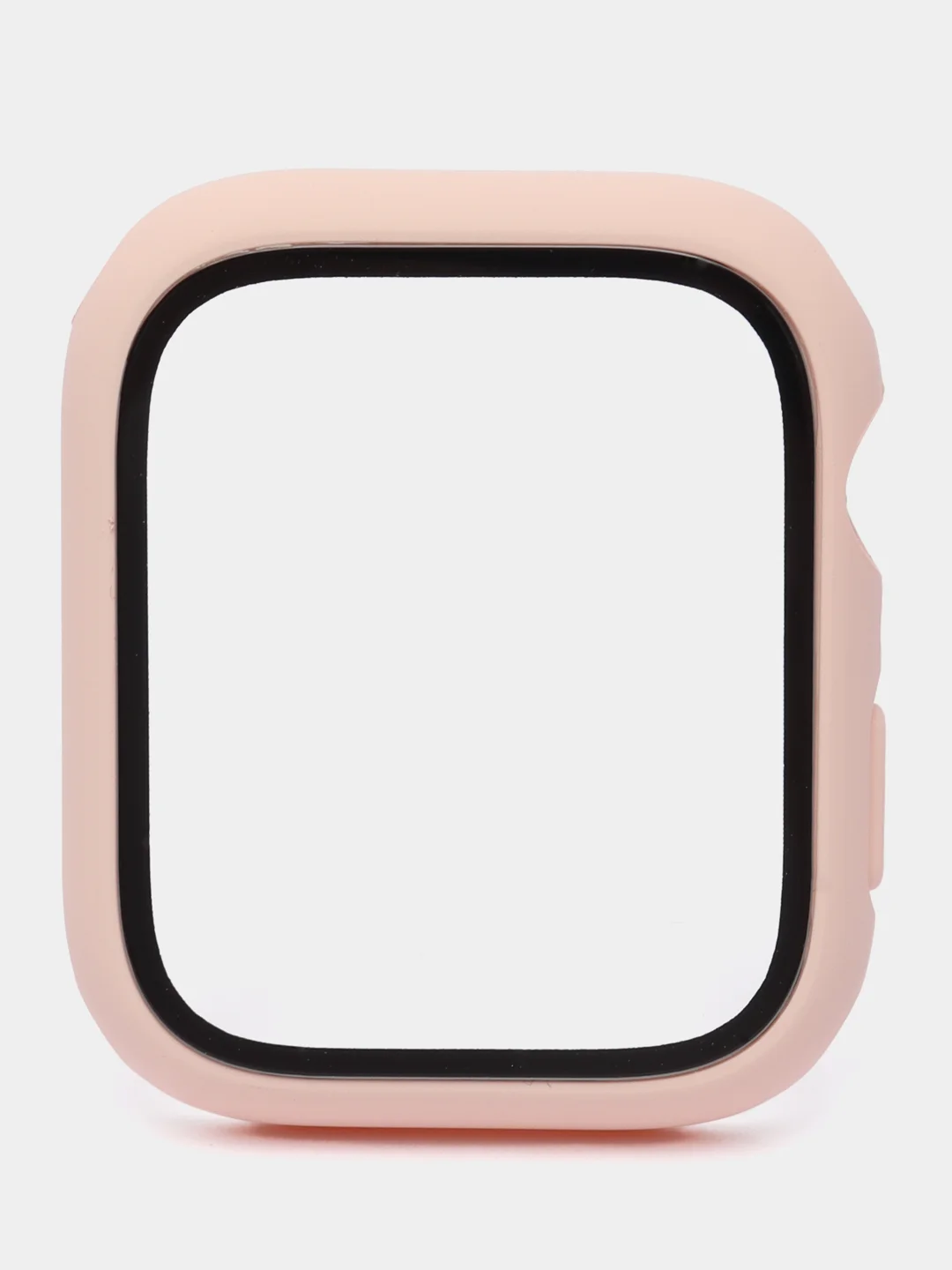Кремовый бампер с защитным стеклом для Apple Watch 38/40/41/42/44/45/49