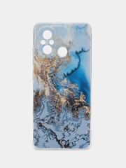 Силиконовый чехол на Xiaomi Redmi 12C/Poco C55 / Редми 12C/Поко C55 прозрачный, с рисунком
