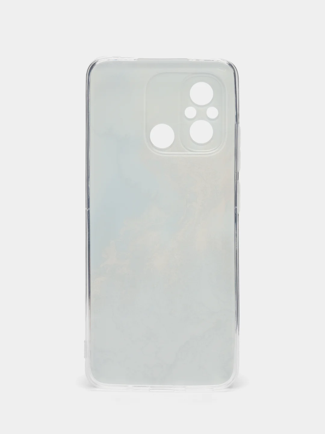 Бордовый силиконовый чехол на Xiaomi Redmi 12C/Poco C55 / Редми 12C/Поко C55 прозрачный, с рисунком