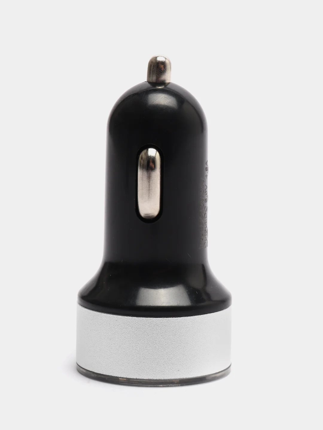 Серебряный автомобильное зарядное устройство, 2 USB, 3.1 А