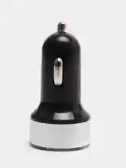 Серебряный автомобильное зарядное устройство, 2 USB, 3.1 А
