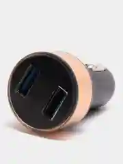 Золотой автомобильное зарядное устройство, 2 USB, 3.1 А