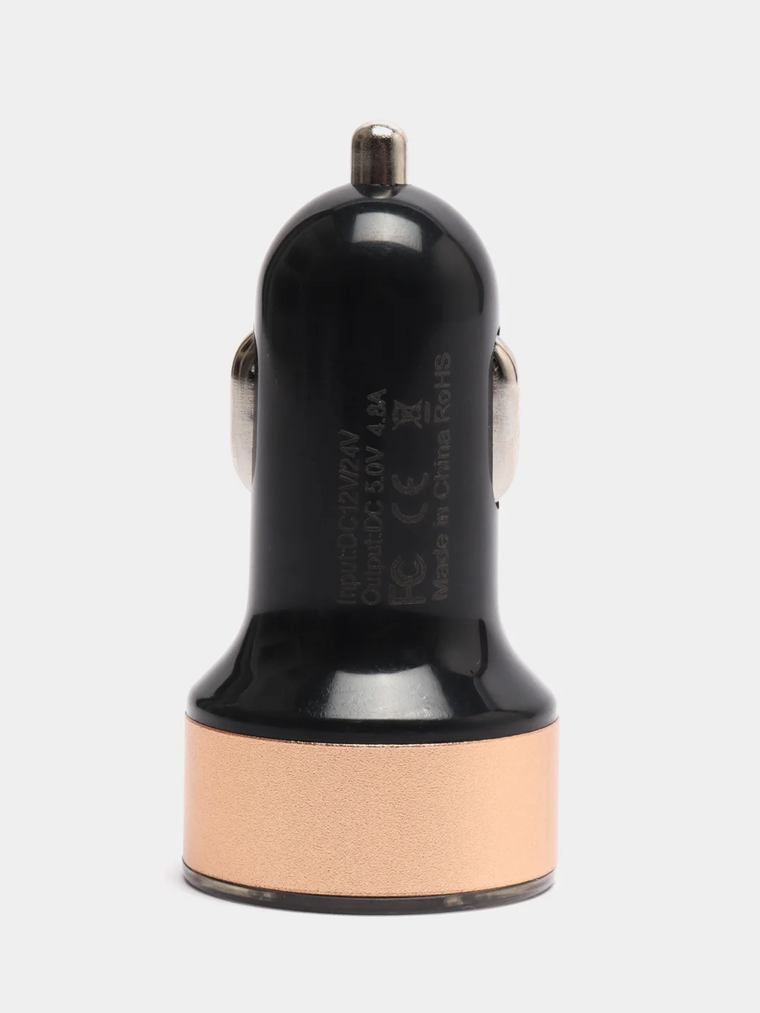 Золотой автомобильное зарядное устройство, 2 USB, 3.1 А