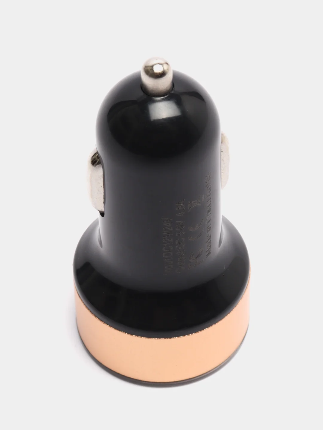 Золотой автомобильное зарядное устройство, 2 USB, 3.1 А