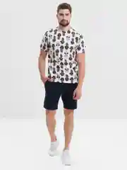 Прозрачный футболка мужская, с принтом