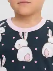 Черный пижама на манжетах Рекантино