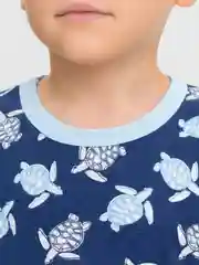 Синий пижама на манжетах Рекантино