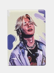 Обложка чехол на паспорт Ян Чон Ин Стрэй Кидс (I.N, Stray Kids Yang Jeong In)