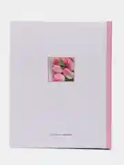 Кораллово-розовый фотоальбом "Ассорти", 200 фото, 10 х 15, твёрдая обложка