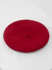Бордовый берет женский, всесезонный, шерстяной