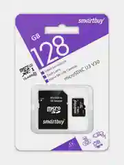 Карта памяти SmartBuy для видеорегистратора, для регистратора microSD, 32/64/128 GB, Class 10