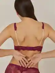 Фиолетовый бюстгальтер женский классической формы, без эффекта push-up Infinity Lingerie