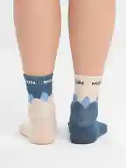 Высокие модные носки унисекс с ассиметричным принтом