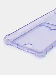 Лавандовый чехол Xiaomi Redmi Note 10 Pro, Сяоми Редми Нот 10 Про прозрачный, с карманом для карты