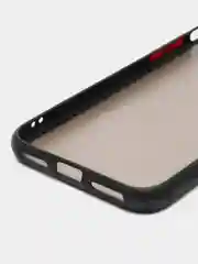 Синий меланж apple iPhone 7 / 8 / SE 2020 чехол матовый с цветными кнопками