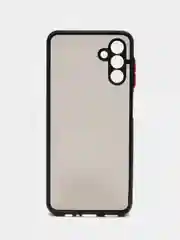 Черный чехол Samsung Galaxy A04S / A13 5G пластиковый матовый с цветными кнопками