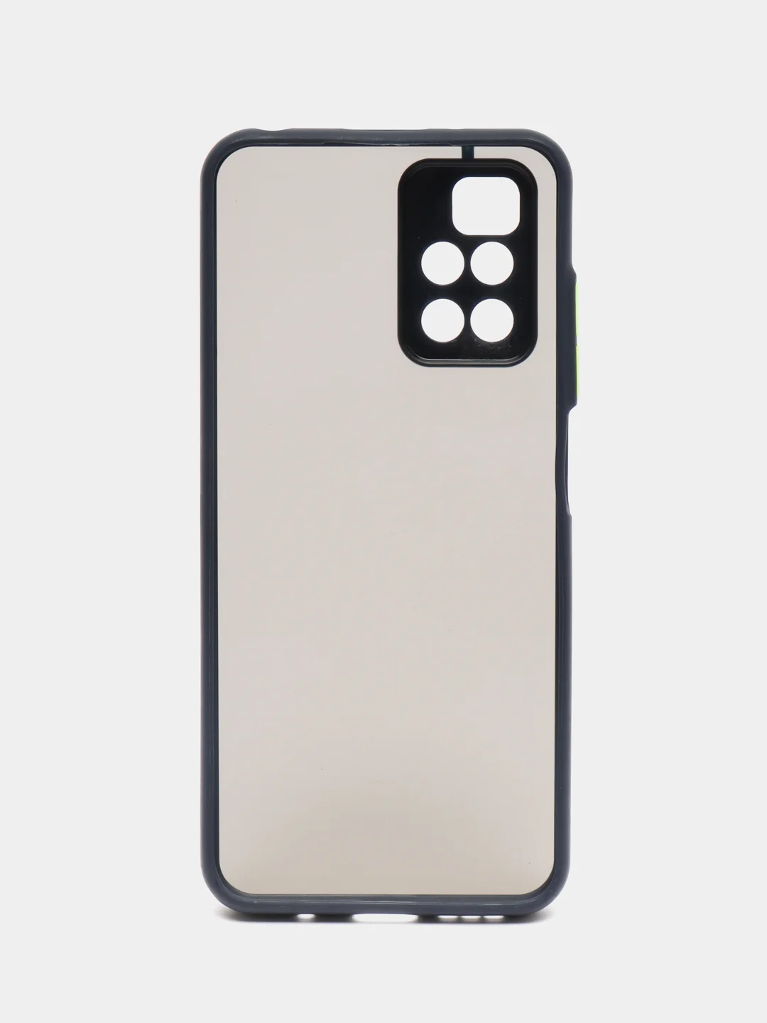 Темно-синий чехол Xiaomi Poco M4 Pro 5G, Redmi Note 11 5G, пластиковый, матовый, с цветными кнопками
