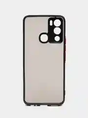 Черный чехол Infinix Hot 12i, Инфиникс Хот 12Ай, пластиковый, матовый
