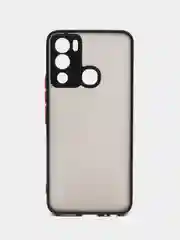 Черный чехол Infinix Hot 12i, Инфиникс Хот 12Ай, пластиковый, матовый