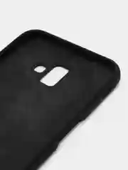 Черный защитный силиконовый чехол Silicone Cover для Samsung J6 Plus
